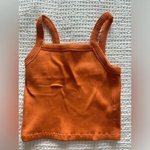 Orange Crop Top